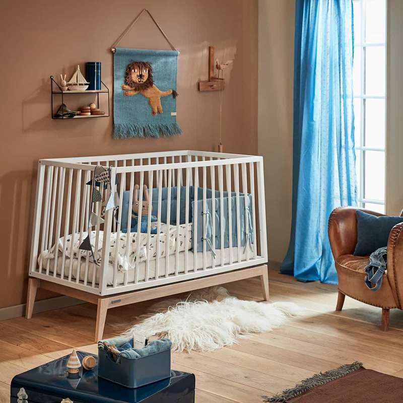 Leander Pościel dla niemowląt 70x100 cm - Forrest - Dusty Blue