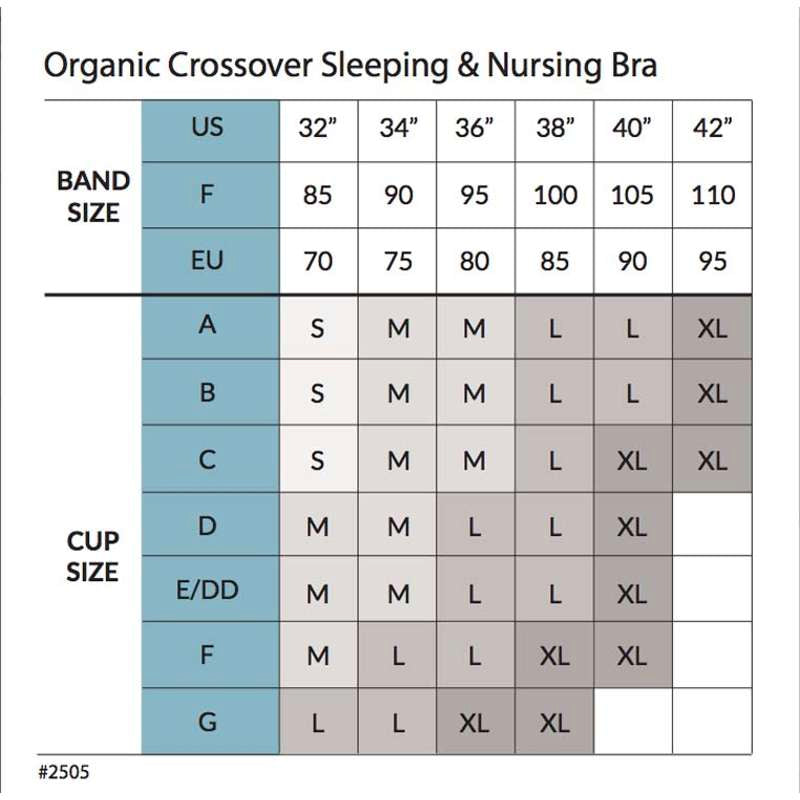 Carriwell New Mum Organic Crossover Nursing Bra - Lace (White)