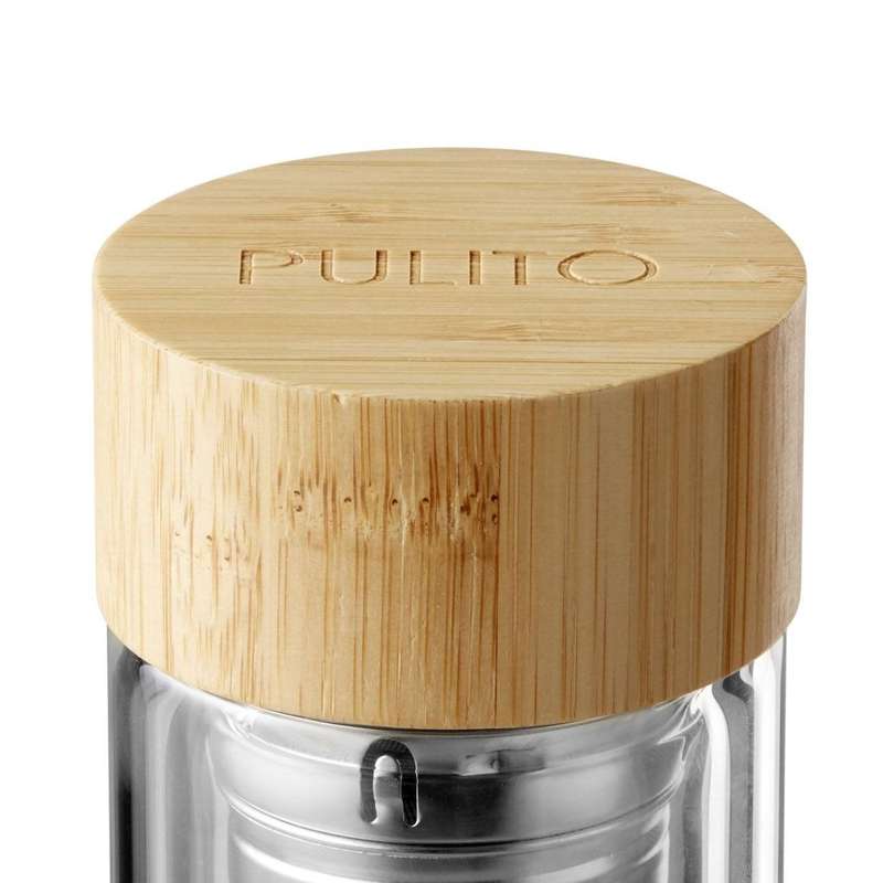 Pulito PureTeaMug Termoflaske w szkle - z herbatą - 500ml