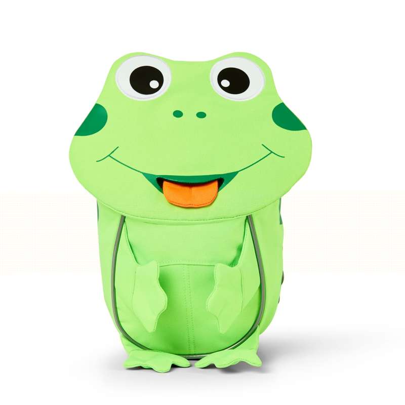 Affenzahn Mały ergonomiczny plecak dla dzieci - Neonowa żaba