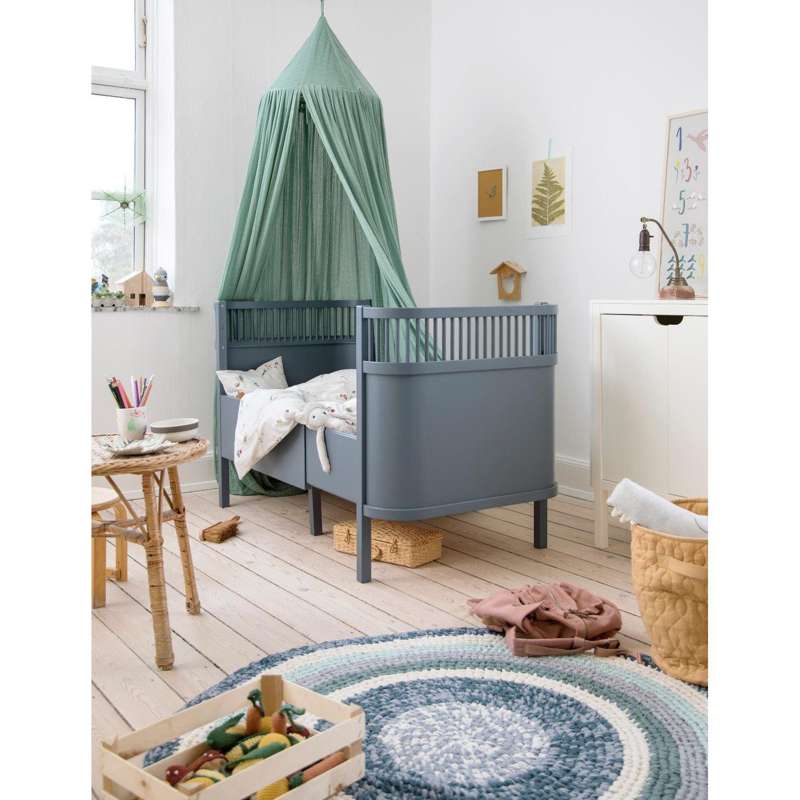 Łóżko Sebra - Klasyczne - Dla niemowląt i dzieci - Forest Lake Blue